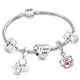thumbnail image 1 of Pulsera Charms De Plata 925 Femeninos Pulseras Encantos Con Bolsa De Terciopelo 19cm Gao Jiahui unisex, 1 of 2
