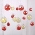 thumbnail image 2 of 10 Uds. De adorno de bola transparente delicado de Navidad, juego de bolas decorativas de plástico, suministros para fiestas (6cm) Sincero Electrónica, 2 of 5