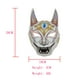 thumbnail image 5 of Máscara facial decorativa ligera y cómoda para cosplay de diablo japonés Blanco, 5 of 9