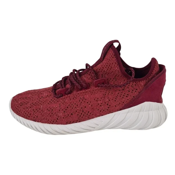 Adidas Mens Originals Tubular Doom Sock BY3560 Primeknit Sports Red White Sz 9.5
