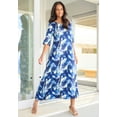 thumbnail image 2 of Roaman's Women's Plus Size High Low Jersey Maxi Dress, 2 of 2