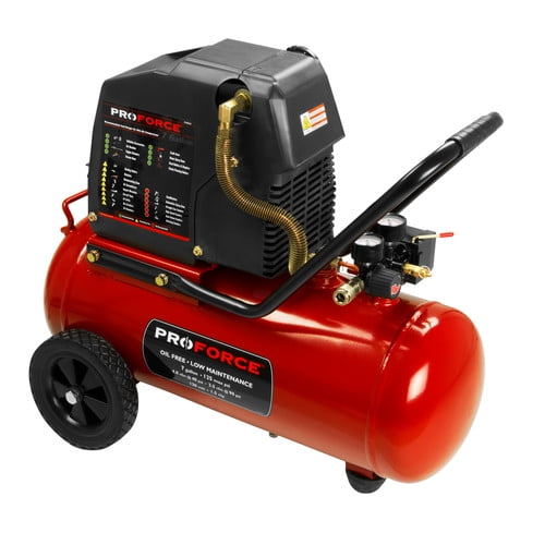 ProForce VPF1580719 7Gallon Oil Free Portable Air Compressor with Kit