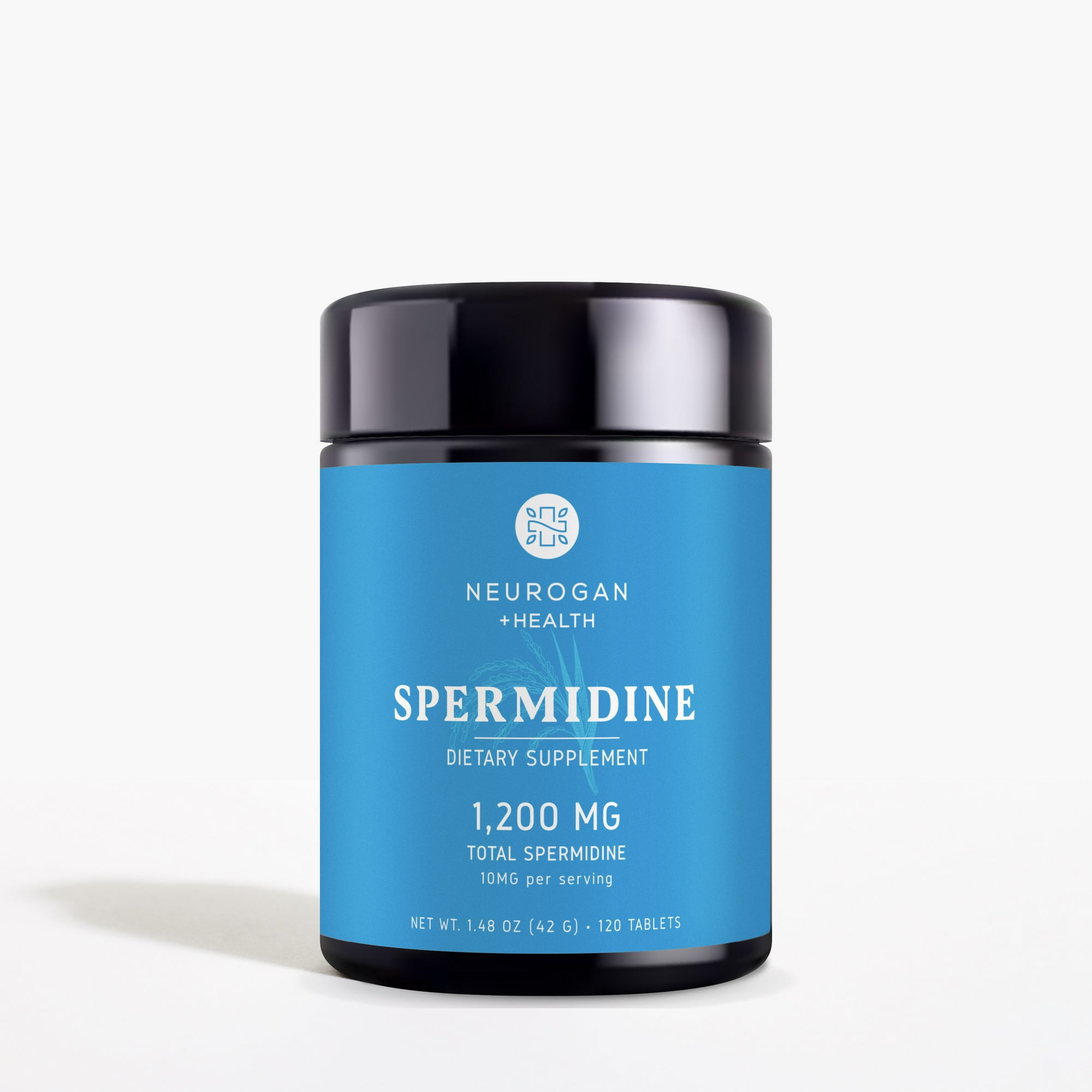 Spermidine Supplement - 10mg - 99% Pure Spermidine - Clinically Tested - 3rd Party Tested - Autophagy Supplement - Made in USA, Metabolic Boost, 120 Vegan Tablets Neurogan Health