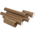 thumbnail image 5 of MT Products Kraft Mailing & Shipping Tubes with White End Caps 2 x 12 – Durable Cardboard Storage Tubes - Pack of 10, 5 of 7