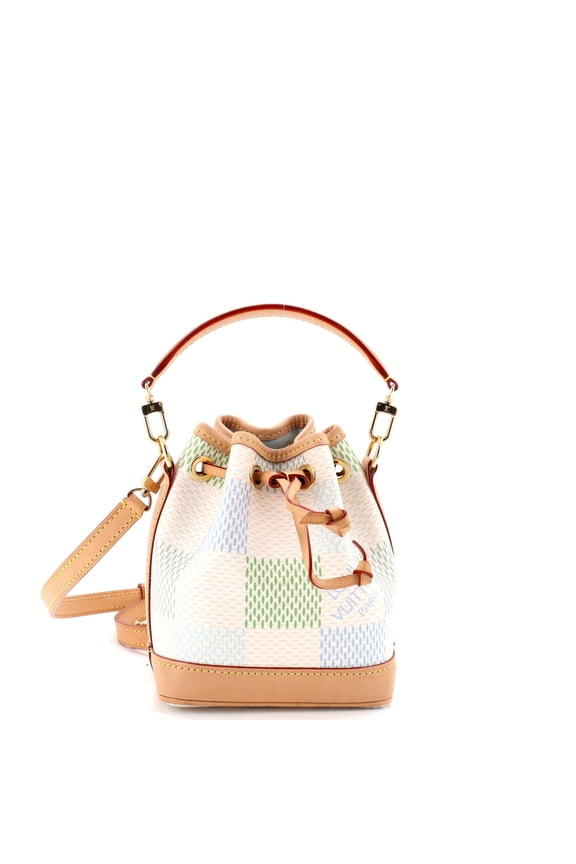 Pre-Owned Noe NM Handbag Limited Edition Damierlicious Giant Nano By Rebag
