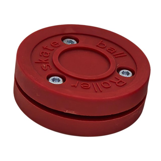 S SERENABLE Roller Hockey Puck Practice Gift Training Puck for Game Training Competition Red