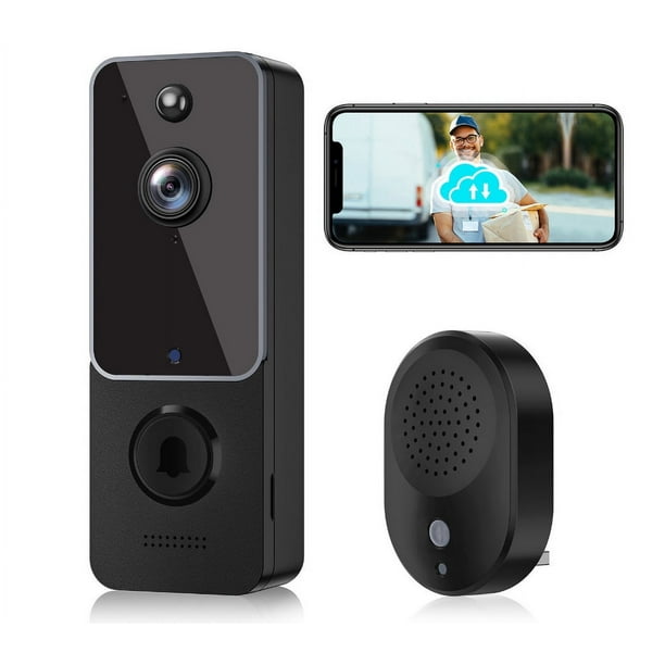Timbre inalámbrico con cámara HD 720P, vídeo WiFi, Visión Nocturna, comunicación bidireccional, Cloud-Speiche