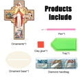 thumbnail image 3 of Diamond Art Painting Ornament, Crucifix Jesus Tabletop Decoration Special Shape Diamond Art for Home Decor Ornaments and Gifts, 3 of 7