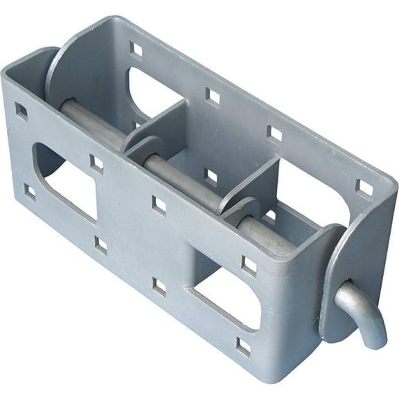 Dock Edge Floating Dock Heavy Duty Connector Hinge, Galvanized, Grey, 13" x 5-1/4" x 4-3/4"