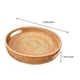 thumbnail image 4 of Bandeja de ratán tejido para servir, cesta de frutas redonda tejida, bandeja rústica decorativa con asas., 4 of 8