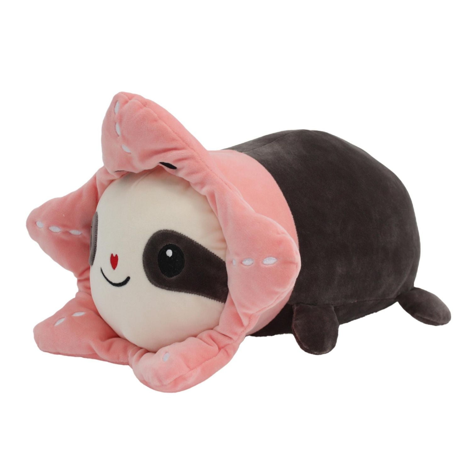 WAY TO CELEBTATE VALENTINE 15" PLUSH ANIMAL WITH CLOTHING-BROWN STARFISH