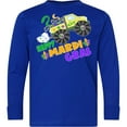 thumbnail image 3 of Inktastic Happy Mardi Gras Monster Truck with Beads Long Sleeve Youth T-Shirt, 3 of 5