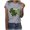 #Gray05, variant on Women's St Patrick's Day T-Shirt Lucky Irish Shamrock Paddy's Day Round Neck Short Sleeve Graphic Tees Tops S-3XL