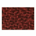 thumbnail image 1 of Brick Cutting Board, Monochrome Style Repeating Rectangular Diagonal Zigzags, Decorative Tempered Glass Cutting and Serving Board, in 3 Sizes, by Ambesonne, 1 of 2