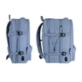 thumbnail image 4 of Paquete 7 piezas Mochila expandible con puerto USB y porta laptop azul 35 x 47 x 16, 4 of 7