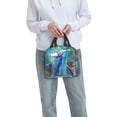 thumbnail image 4 of Defioc Colorful Winged Dolphin Print Lunch Box,Lunch Bag for Women Men Reusable Insulated Lunch Tote for Work/Office/Picnic/Travel, 4 of 6