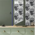 thumbnail image 5 of Ambesonne Halloween Peel & Stick Wallpaper for Home, Skulls Flowers Vintage, 13"x36", Dark Grey White, 5 of 5