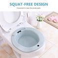 thumbnail image 3 of OULII 1Pcs Sitz Bath Postpartum Wash Basin Square Design PP for Pregnant Women, 3 of 5