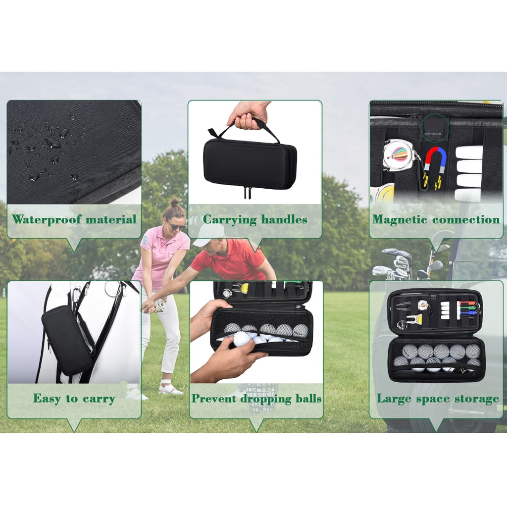 WINDLAND Golf Valuables Protective Box Small Pouch Organizer Bag Golf Accessory Case