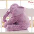 thumbnail image 1 of Babiqu 1PC 40/60cm Infant Soft Appease Elephant Playmate Calm Doll Baby Appease Toys Elephant Pillow Plush Toys Stuffed Dollpurple40cm Deng Xun unisex, 1 of 2