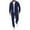 Navy, variant on Men's 2 Piece Outfits Sets Long Sleeve Corduroy Shirt Shacket and Pants with Pockets Causal Autumn Winter Tracksuit Loungewear
