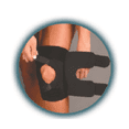 thumbnail image 2 of Med Spec Dynatrack avec Charnières - Stabilisateur de Rotule - L - Gauche, 2 of 3