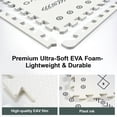 thumbnail image 7 of PIGLOG Baby Play Mat, 72" x 48" Extra Large Foam Floor Mat for Crawling, 6 Interlocking Tiles, Non-Slip Waterproof Surface, Easy to Clean - Bohemia Pattern for Nursery, Playroom, Indoor & Outdoor, 7 of 7