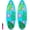 Floral Style 60inch, variant on Luau Inflatable Surfboard for Beach Inflatable Surf Board Luau Decoration Tropical Pool Surfboard Float for Surf Hawaiian Theme Summer Sea Party