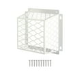 thumbnail image 2 of Dryer Exhaust Guard Vent Cover,Dryer Vent Bird Guard for Most Fan Cover,Stainless Steel Ventilation Bird Cage for Bathroom Exhaust Ventilation Fan(5*7Inch,White), 2 of 3