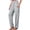 Grey, variant on Sngxgn Women Pants Casual Loose Trousers Elastic Waist Pull On Straight Pant with Pockets(Brown,XXL)