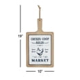 thumbnail image 3 of DecMode Indoor Brown Metal Farmhouse Sign Wall Decor, 3 of 7