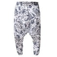 thumbnail image 3 of WEAIXIMIUNG Mens Overalls for Work Men's Hop Loose Linen Harlan Low Rise Jogging Sweatpants, 3 of 9