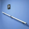 thumbnail image 4 of ATT Hardware 12FT Modern Wall Mount Handrail,Indoor Stair Railing, PVC,Brushed White, 4 of 6