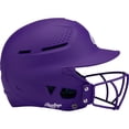 thumbnail image 4 of Rawlings RX2 Softball Batting Helmet with Face Mask | NOCSAE Certified, 4 of 5