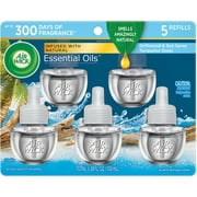 Air Wick Fragrance Oil Refills, Driftwood and Marine Spray (Turquoise Oasis Juice) (5 Refills in 1 Pack)