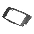 thumbnail image 3 of Fascia Trim, ABS Plastic Central Console Navigation Panel Gapless Fit Black 2DIN  For Car, 3 of 8