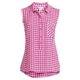thumbnail image 2 of Time And Tru Women's Sleeveless Henley Shirt, 2 of 5