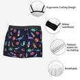 thumbnail image 3 of Yiaed Space Dinosaur Print Men's Soft Cotton Boxer Shorts Breathable Boxers Underwear Moisture-Wicking Underwear Stretch Boxer Briefs for Man-XX-Large, 3 of 5