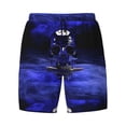 thumbnail image 4 of Lsque Mens Swim Trunks Steel Skull Pattern - Bathing Suit Compression Liner - Beach Swim Shorts Swimwear - (S-3XL) - Stretch Quick Dry -Large, 4 of 9