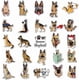 thumbnail image 3 of 50pcs Pet Dog Stickers Cute Animal Dog Stickers Cute Cartoon Waterproof Vinyl Latop Stickers for Laptop Cars Luggage Water Bottle hydroflasks Gift for, 3 of 4