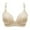 Beige, variant on jsaierl Bras for Women Wirefree Lift T-shirt Bras Seamless Padded Bralettes Flexed Fit Everyday Full Figure Bras Front Closure