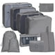 thumbnail image 2 of Bolsa de almacenamiento de viaje, juego de 10 piezas, organizador de ropa para equipaje de viaje, bolsa de almacenamiento, juego de almacenamiento simple y separado, 2 of 6
