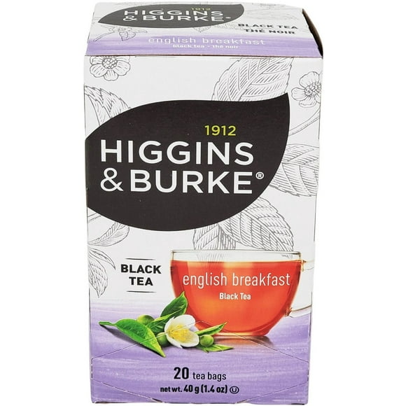 a2zchef Higgins & Burke - Tea Bags - English Breakfast - Black Tea Case [6 ct]
