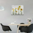 thumbnail image 4 of Sunflower Bathroom Wall Art Farmhouse Sunflowers Pictures Wall Decor Rustic Country Floral Flower Canvas Print Painting Framed Modern Home Artwork Decorations For Bathroom Bedroom Office 16"x12", 4 of 6