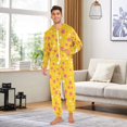 thumbnail image 6 of FORMRS Onesies Pajama for Adults Unisex Hoodie Winter Jumpsuit One Piece Sleepwear, Sizes S-2XL, Pink Stars, 6 of 7