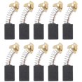 thumbnail image 1 of 10 Pcs 17×13×7mm Power Tool Motor Carbon Brush Black+gold+silver, 1 of 5