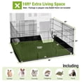 thumbnail image 4 of Aivituvin 48" Rabbit Playpen Bunny Run Extension Indoor Small Animal Playpen, Iron, 4 of 6