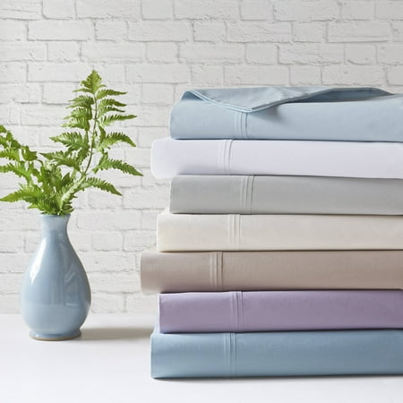 - Comfort Classics Peached Percale 100 Percent Cotton Sheet Set