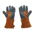 thumbnail image 4 of Grill Mitts, Heat Resistant Gloves Polyester Inner Lining Wide Application  For Welding Coffee, 4 of 8