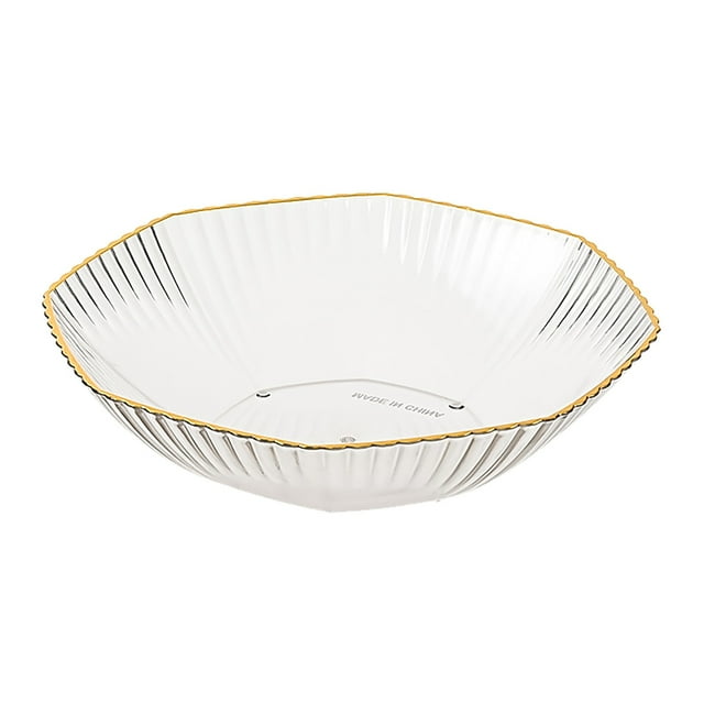 AKEGAMN Fruit Plate Salad Plate Modern Fruit Dishes For Countertops Home Table Centerpiece Decoration Green